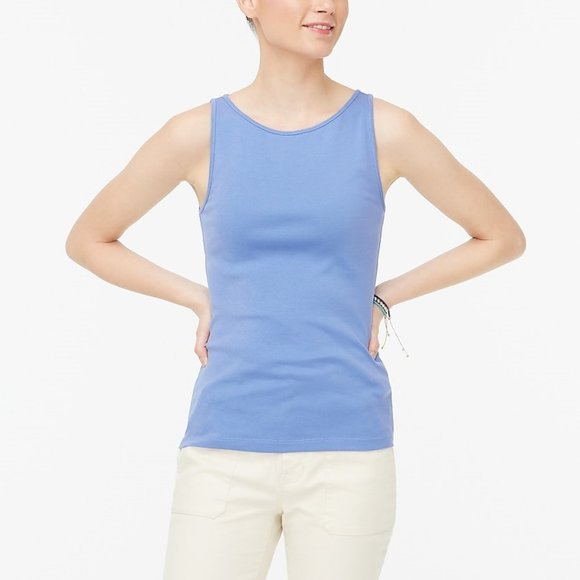 💥J Crew Open Neck Cami Tank Top NWT - Picture 1 of 4